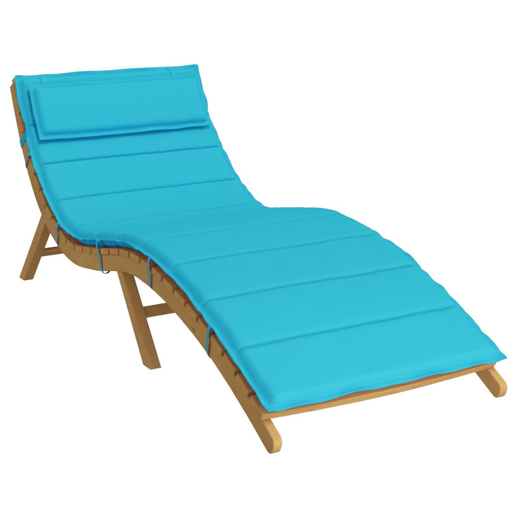 VidaXL coussin de chaise longue turquoise 178 x 60 x 4 cm tissu oxford