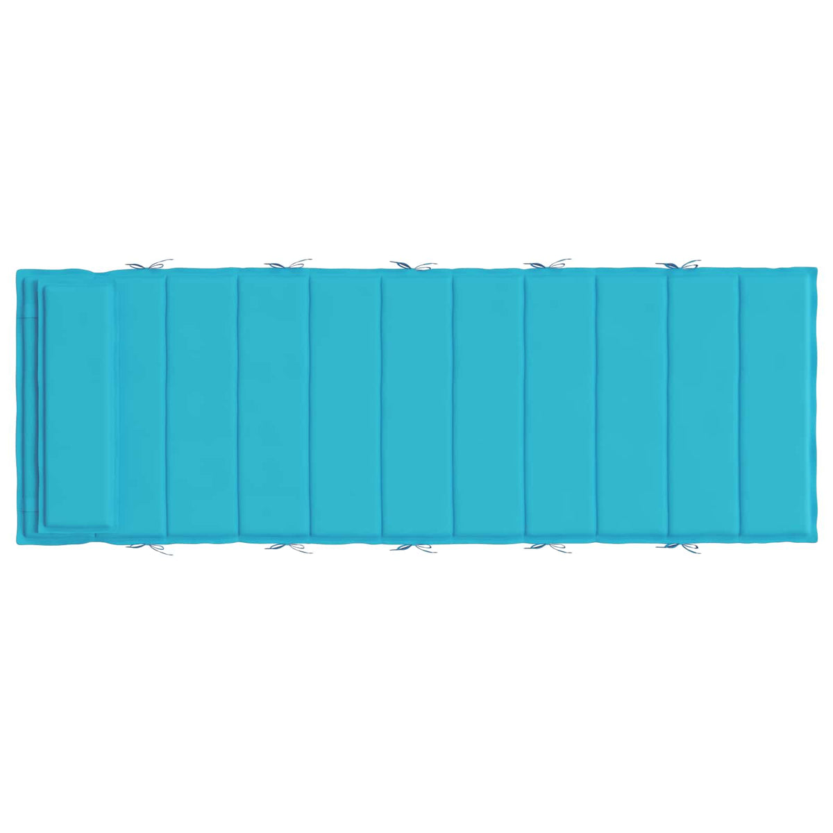 VidaXL coussin de chaise longue turquoise 178 x 60 x 4 cm tissu oxford
