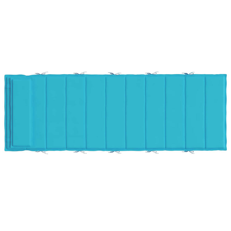 VidaXL coussin de chaise longue turquoise 178 x 60 x 4 cm tissu oxford
