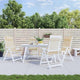 Coussins de chaise vidaxl 4 st haut de dos oxford tissu beige