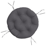 Coussin de siège Vidaxl Round Ø 60 x11 cm Oxford tissu anthracite -colored - afbeelding 2