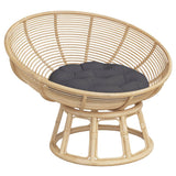 Coussin de siège Vidaxl Round Ø 60 x11 cm Oxford tissu anthracite -colored - afbeelding 3