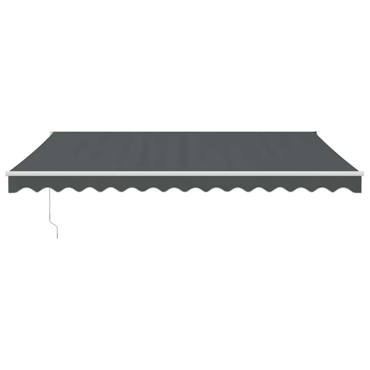 Auvent extensible Vidaxx 4,5x3 m tissu et aluminium anthracite