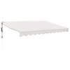 Auvent Vidaxx extensible automatiquement 3x2,5 m couleur crème