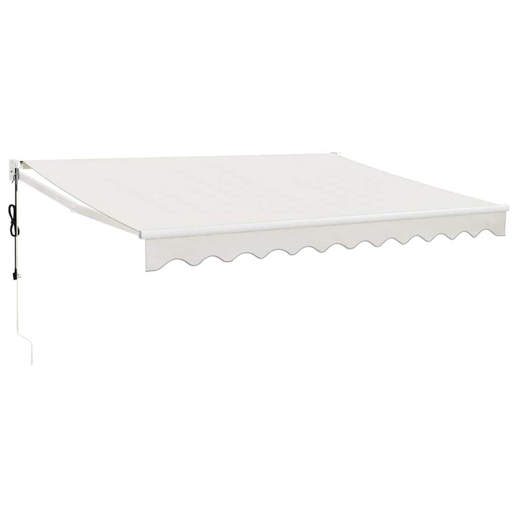Auvent Vidaxx extensible automatiquement 3x2,5 m couleur crème