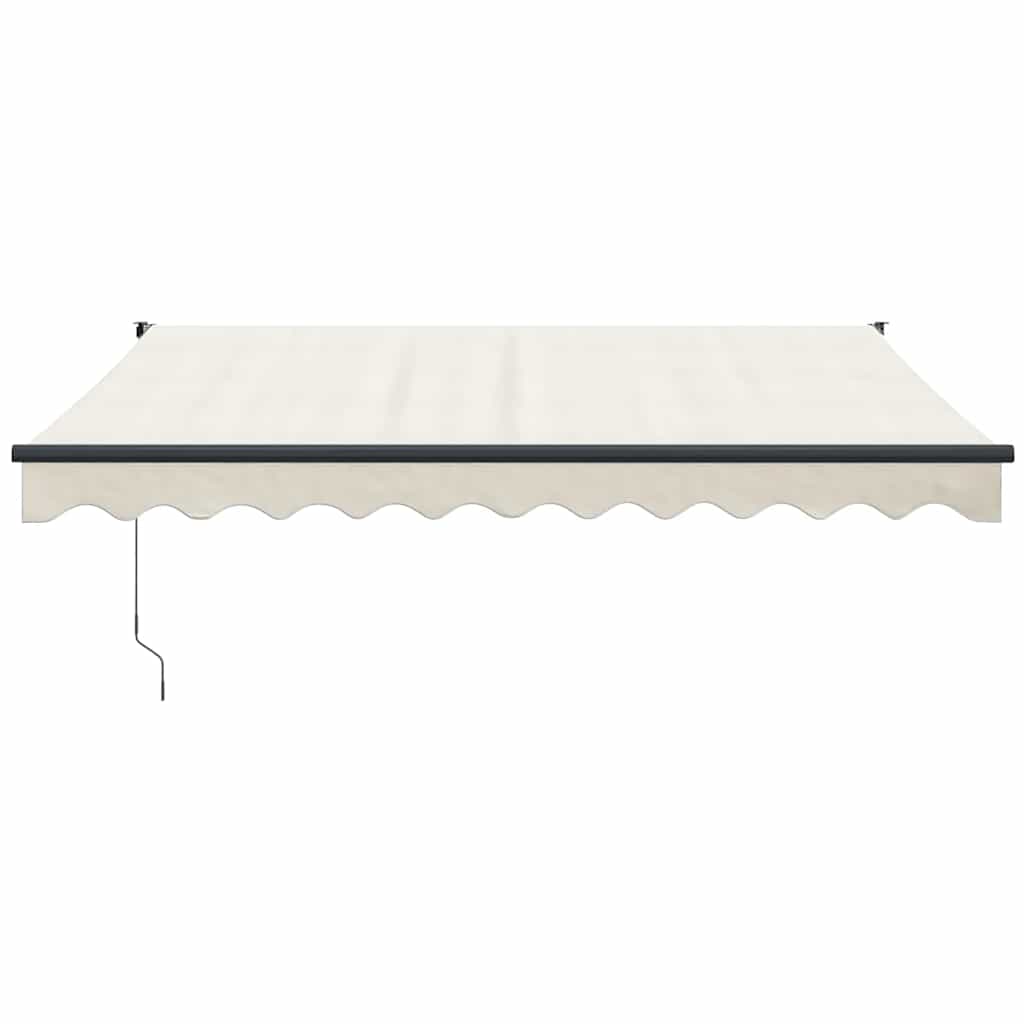 Auvent Vidaxx extensible automatiquement 3x2,5 m couleur crème