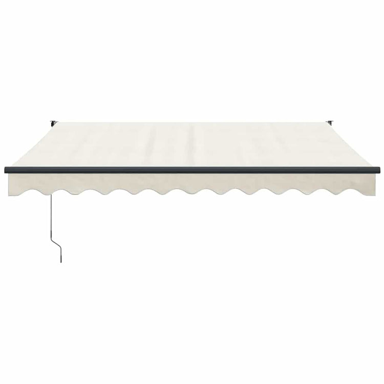 Auvent Vidaxx extensible automatiquement 3x2,5 m couleur crème