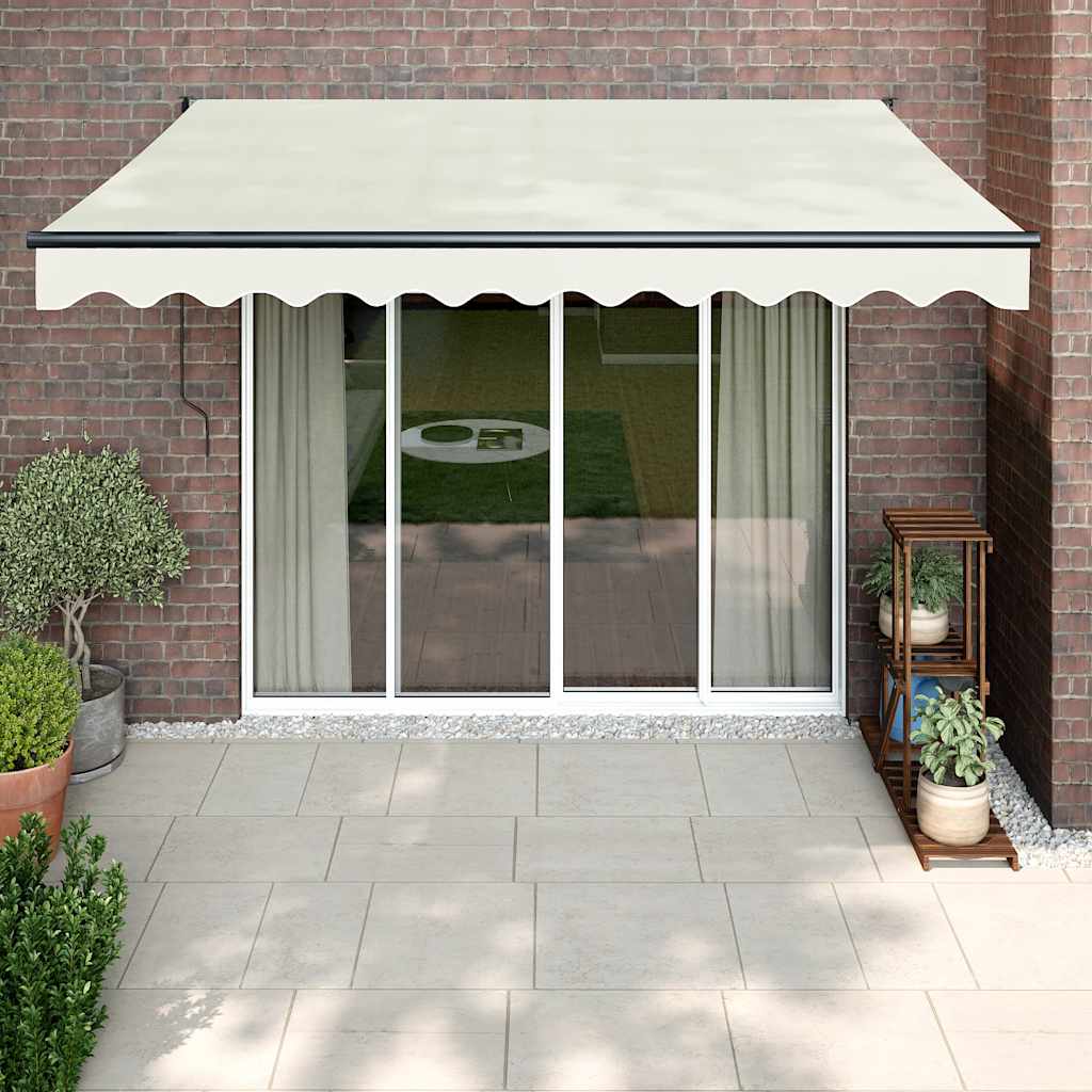 Auvent à extension électrique Vidaxx 3,5x2,5 m couleur crème