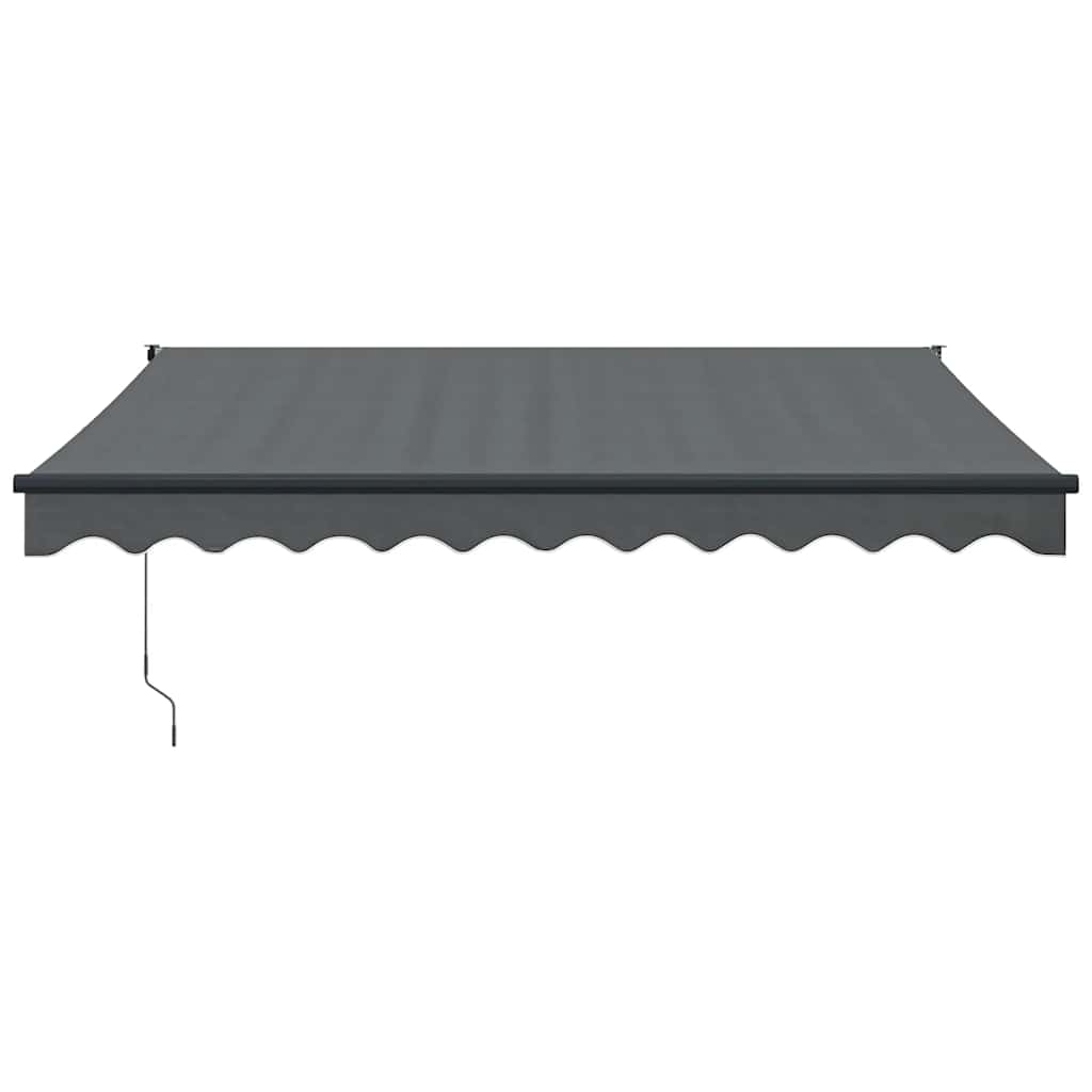 Store extérieur Vidaxx à extension électrique 3,5x2,5 m anthracite
