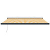 Vidaxl Luifel extensible 4,5x3 m poussière et aluminium jaune et blanc