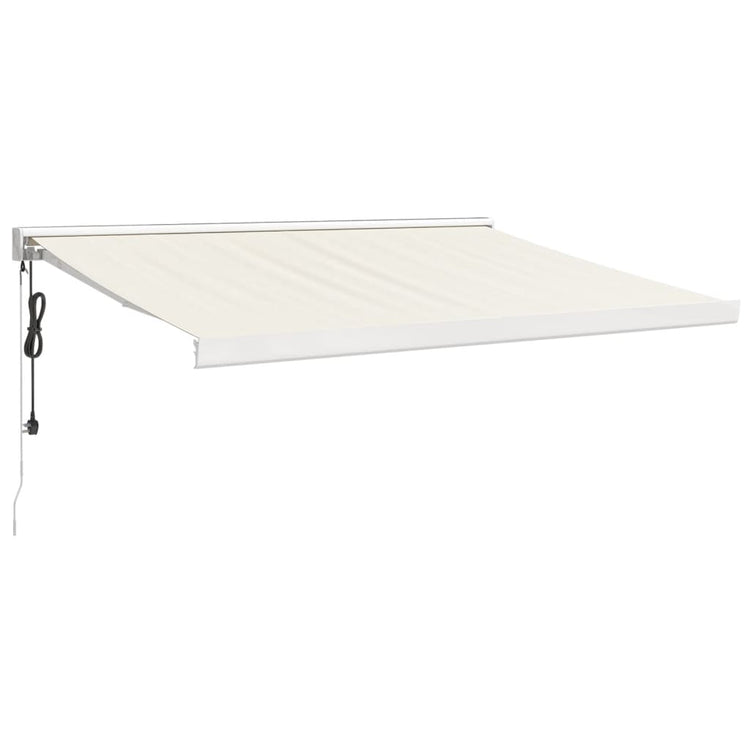 Vidaxl Luifel étend 3x2,5 m de poussière et de crème en aluminium -colored