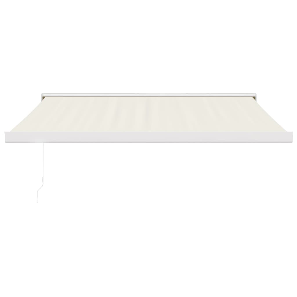 Vidaxl Luifel étend 3x2,5 m de poussière et de crème en aluminium -colored