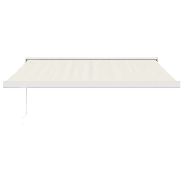 Vidaxl Luifel étend 3x2,5 m de poussière et de crème en aluminium -colored