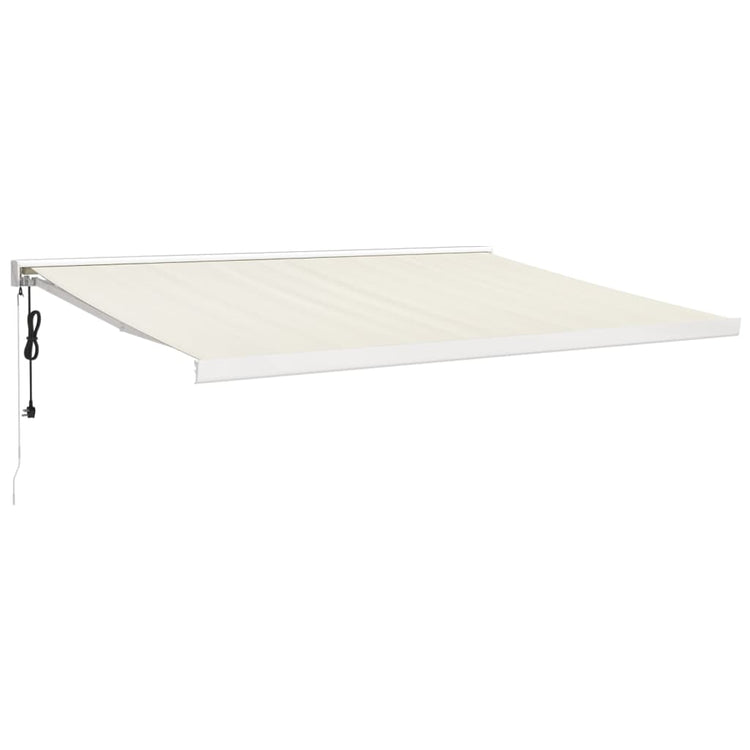 Vidaxl Luifel prolonge 4,5x3 m de poussière et de crème en aluminium -colored