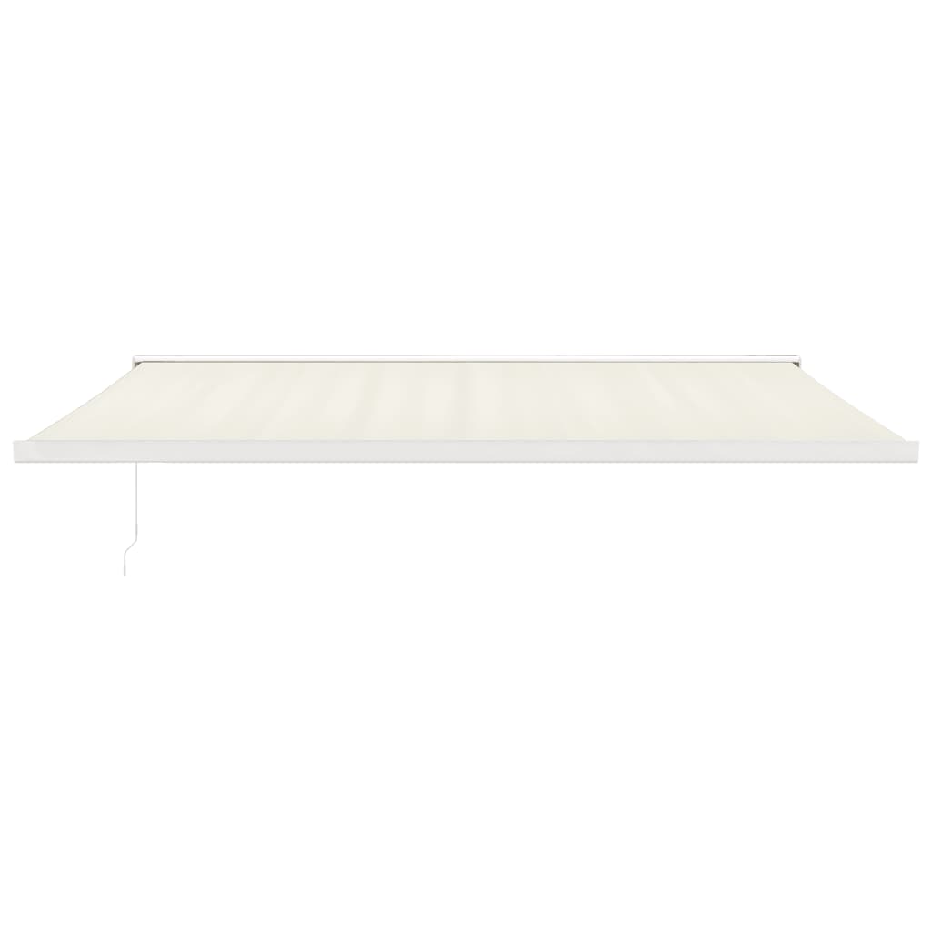Vidaxl Luifel étend 5x3 m de poussière et de crème en aluminium -colored