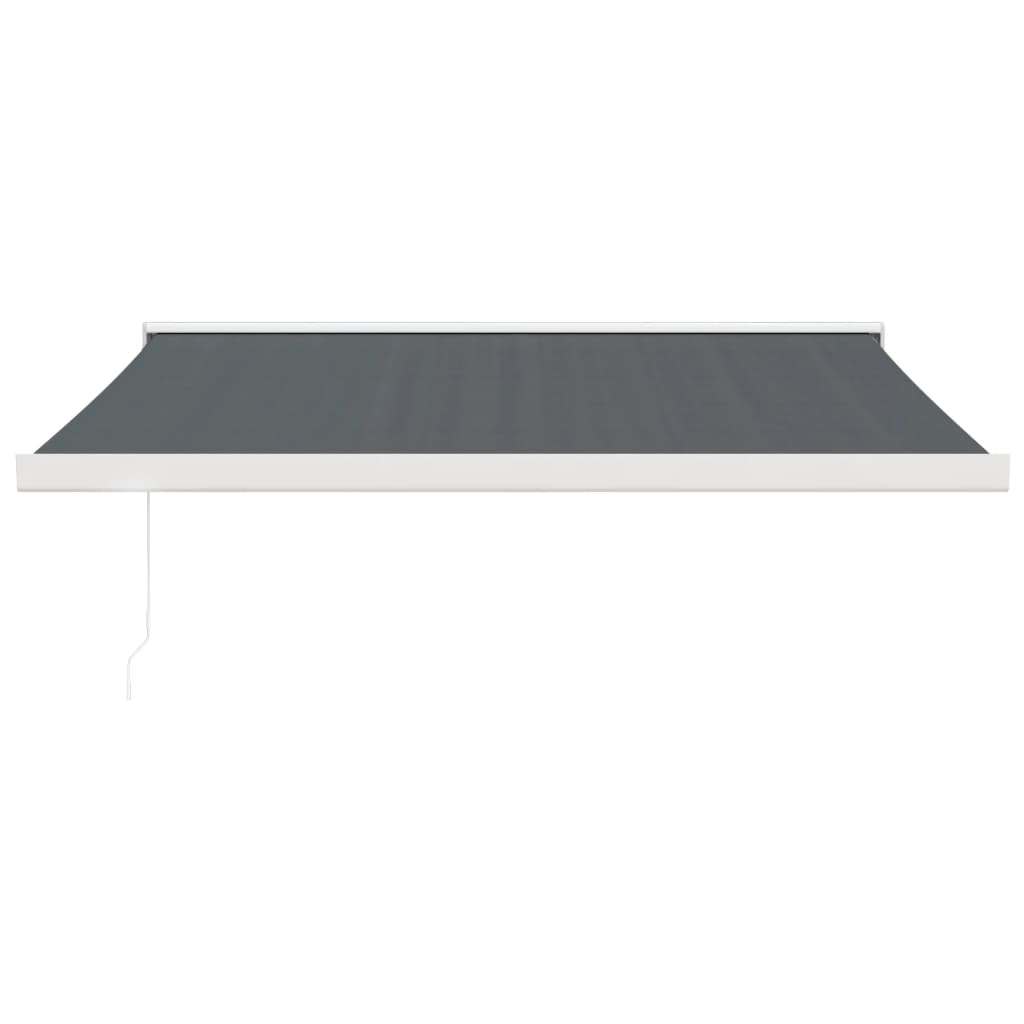 Vidaxl Luifel extensible 3x2,5 M poussière et anthracite en aluminium -colore