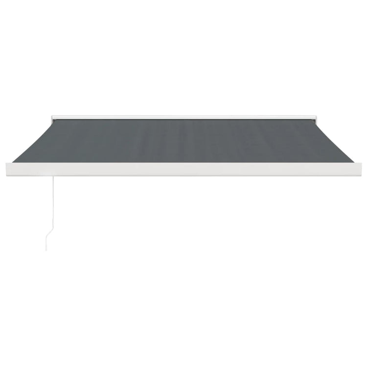 Vidaxl Luifel extensible 3x2,5 M poussière et anthracite en aluminium -colore