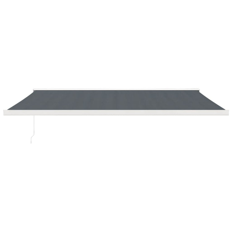 Vidaxl Luifel prolonge 4,5x3 m de poussière et d'anthracite en aluminium -colored