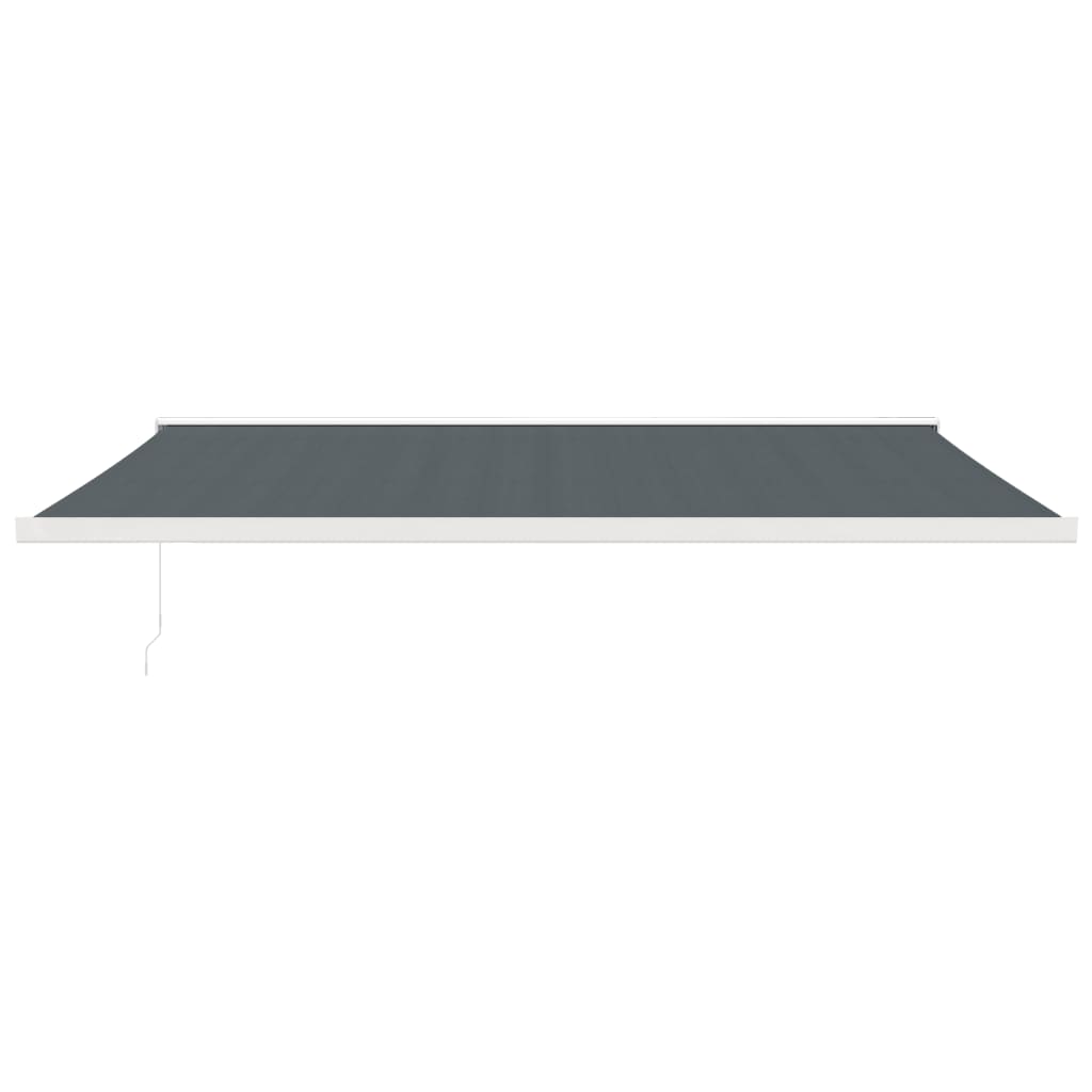 Vidaxl Luifel étend 5x3 m de poussière et d'anthracite en aluminium -colored