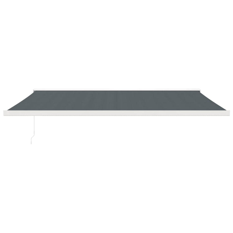 Vidaxl Luifel étend 5x3 m de poussière et d'anthracite en aluminium -colored
