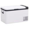 Vidaxl Cool Boîte avec poignée 18 L pp pe noire et blanc