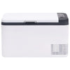 Vidaxl Cool Boîte avec poignée 25 L pp pe noir et blanc