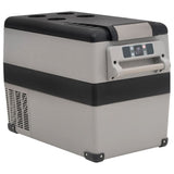 Vidaxl Cool Boîte avec poignée 35 l pp pe noire et blanc - afbeelding 1