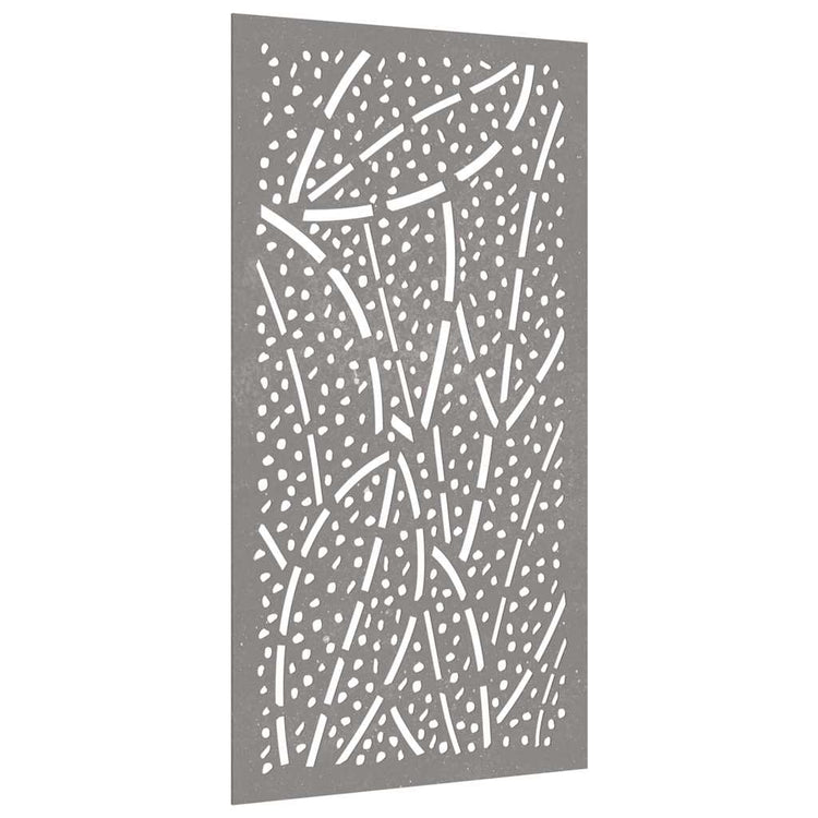 Vidaxl Mur Decoration Garden Leaf Design 105x55 cm Cortenstaal
