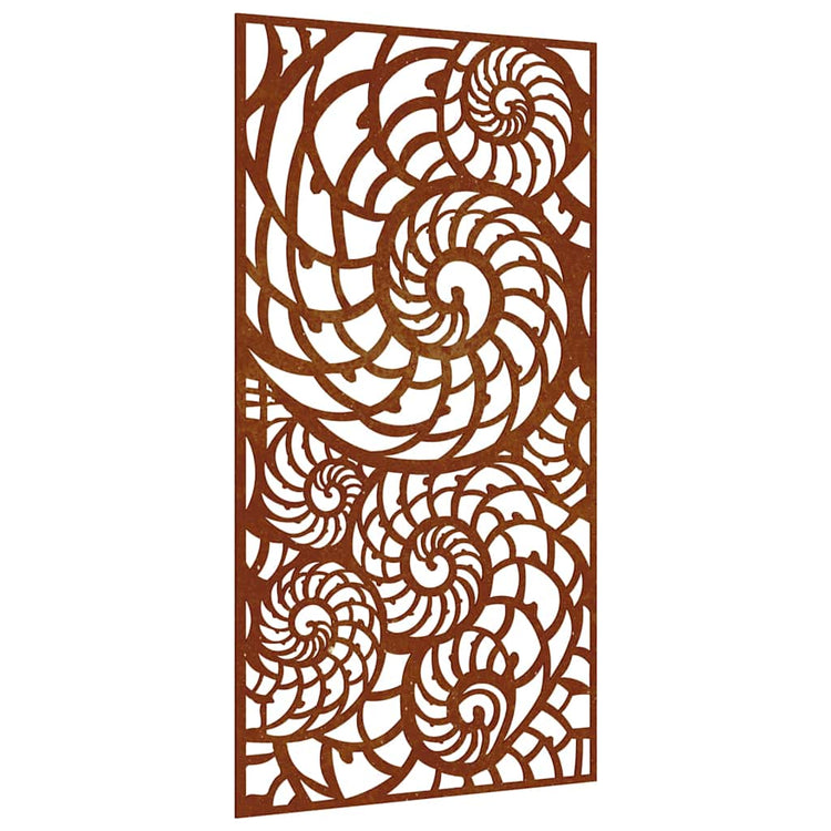 Vidaxl Mur Decoration Design de coque de jardin 105x55 cm Corten Steel