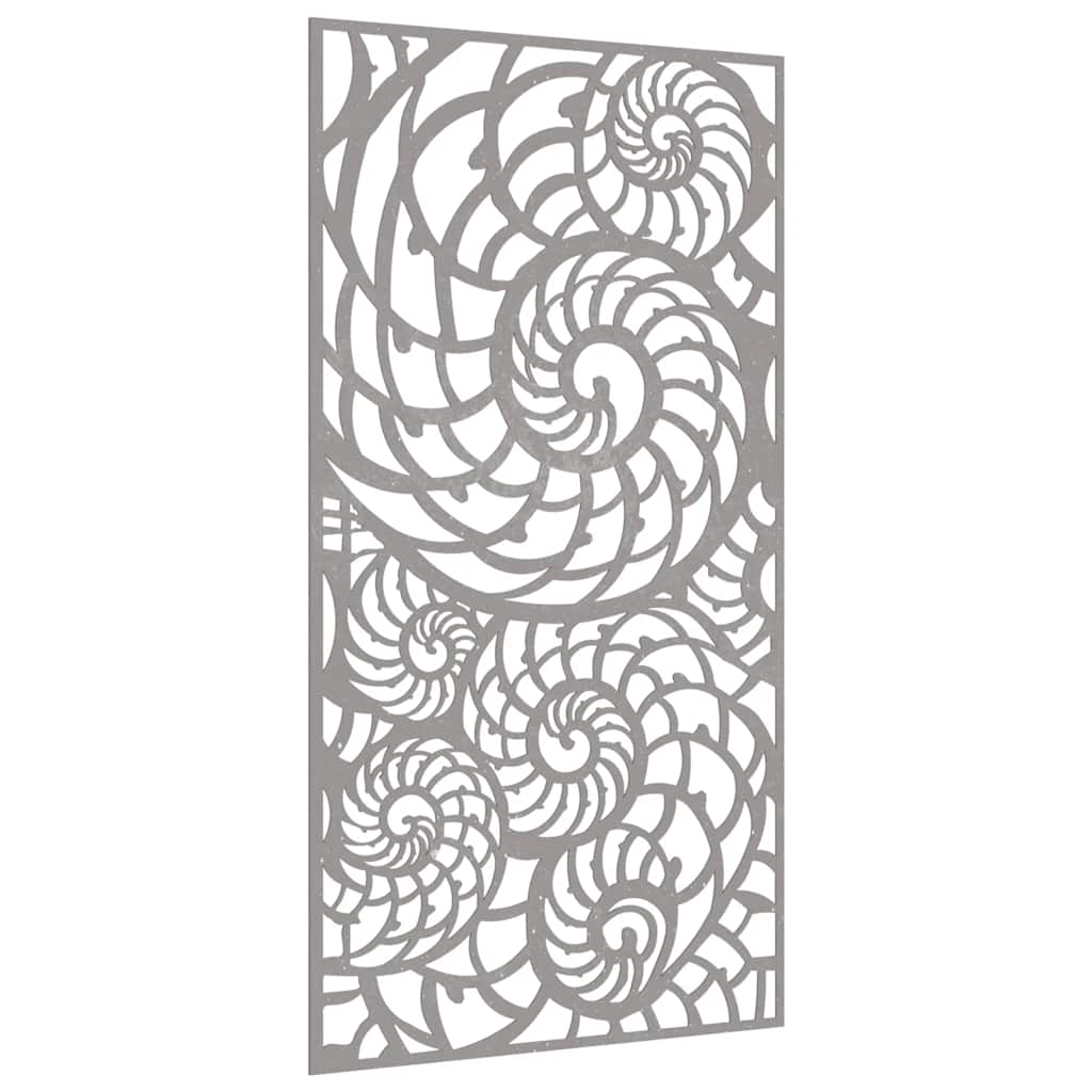 Vidaxl Mur Decoration Design de coque de jardin 105x55 cm Corten Steel