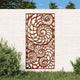 Vidaxl Mur Decoration Design de coque de jardin 105x55 cm Corten Steel