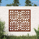 Vidaxl Mur Decoration Garden Laures Design 55x55 cm Cortenstaal