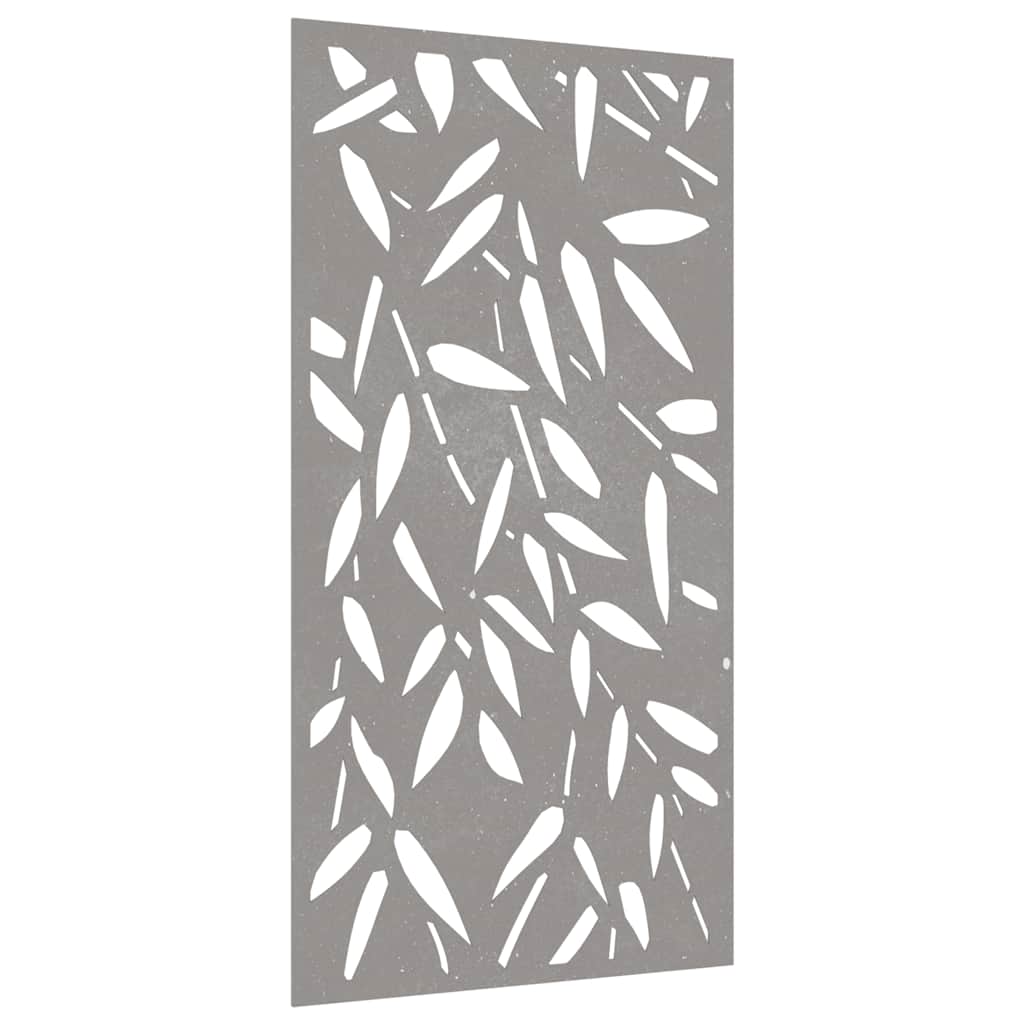 Vidaxl Wall Decoration Garden Bamo Bool Design 105x55 cm Cortenstaal