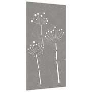 Vidaxl Mur Decoration Garden Flower Design 105x55 cm Cortenstaal - afbeelding 3