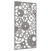 Vidaxl Mur Decoration Garden Gear Design 105x55 cm Corten Steel - afbeelding 3