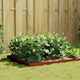 Vidaxl Planter élevé 100x100x18,5 cm Cortenstaal