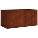 Boîte de planification Vidaxl 80x40x40 cm Corten Steel - afbeelding 2