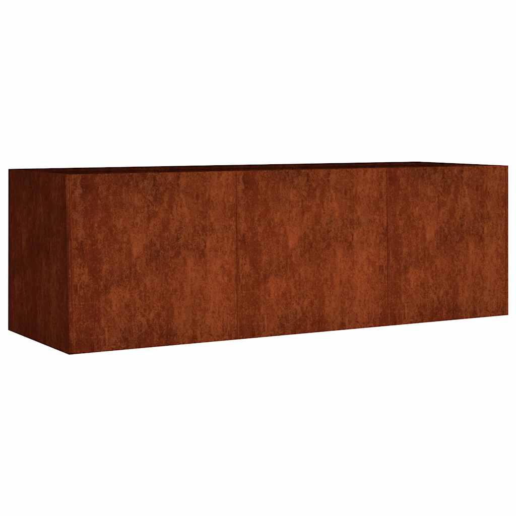 Vidaxl Planter surélevé 120x40x40 cm Corten Steel