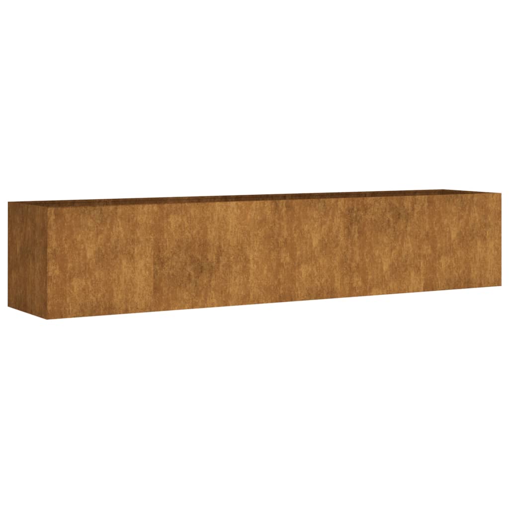 Vidaxl Planter surélevé 200x40x40 cm Corten Steel
