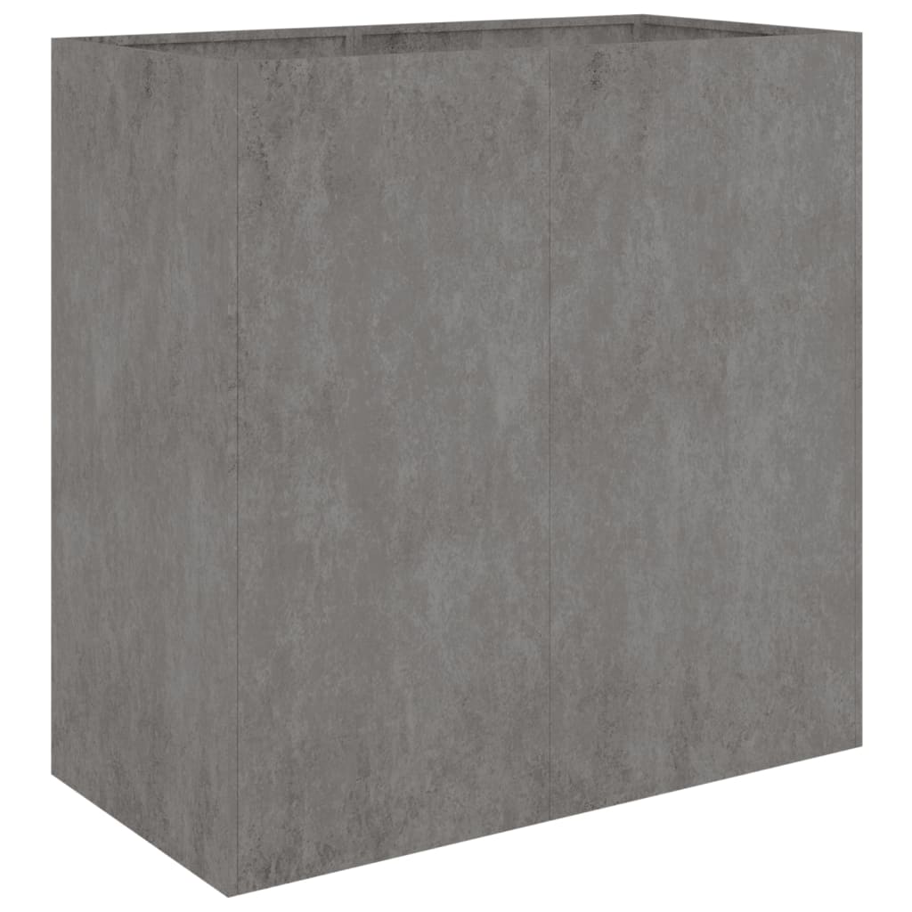 Boîte de planification Vidaxl 80x40x80 cm Corten Steel