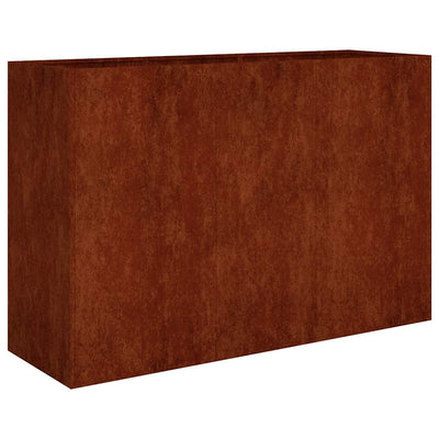 Vidaxl Planter a augmenté 120x40x80 cm Cortenstaal