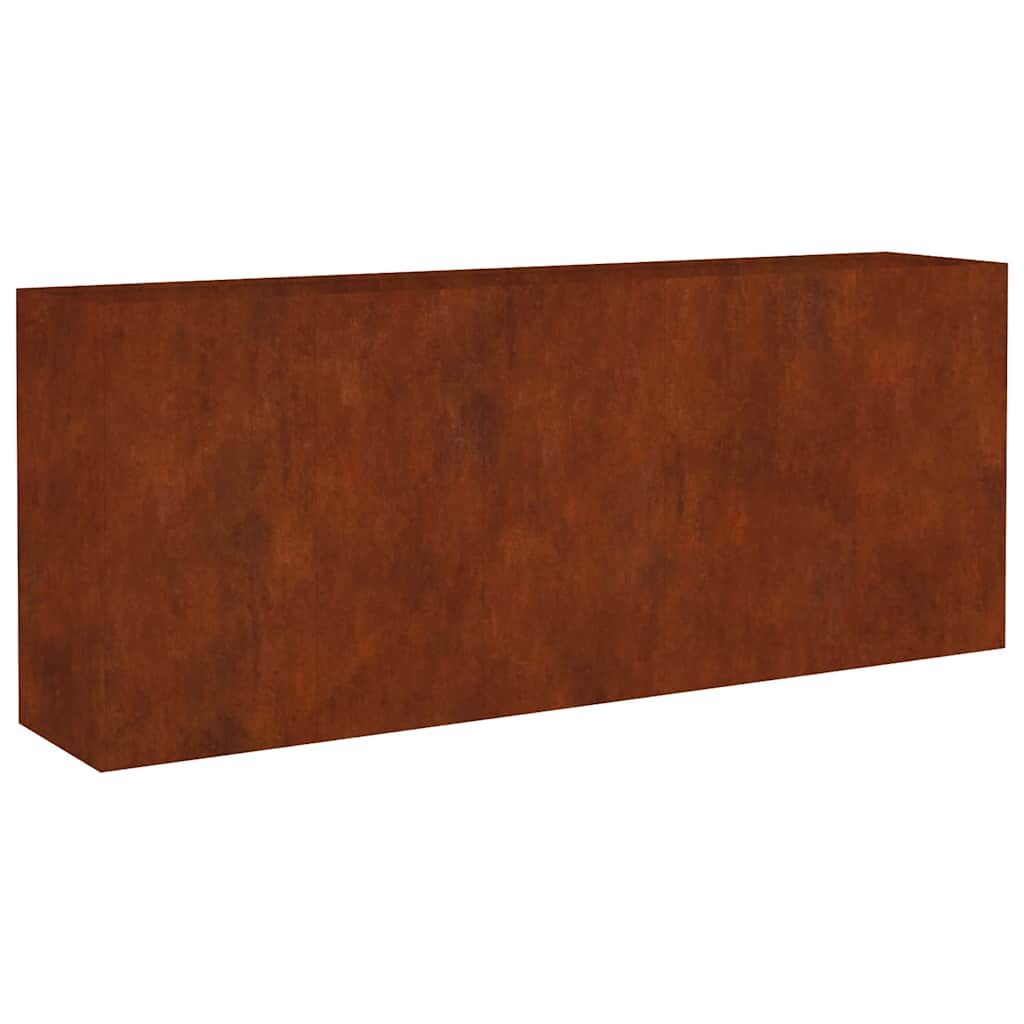 Vidaxl Planter surélevé 200x40x80 cm Corten Steel