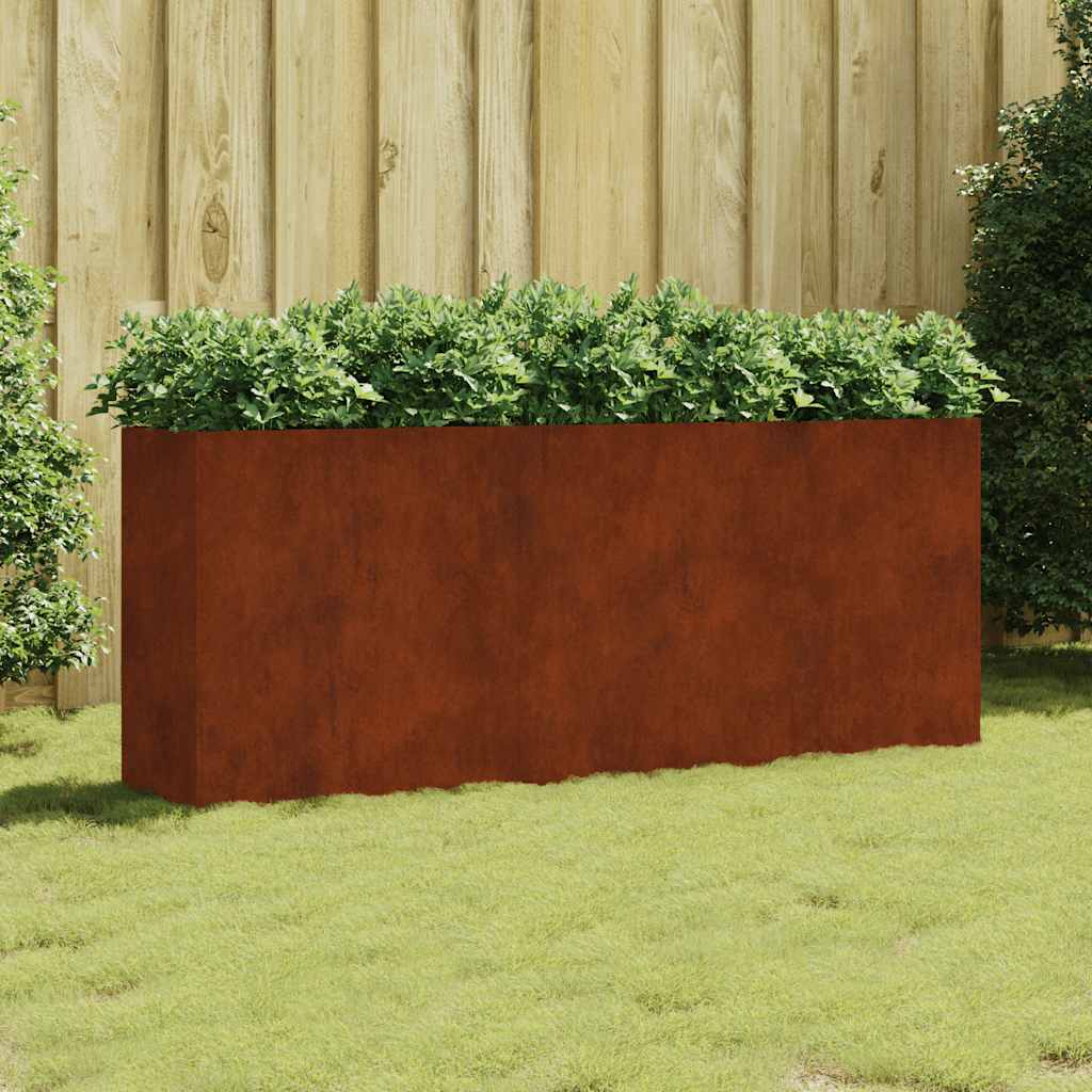 Vidaxl Planter surélevé 200x40x80 cm Corten Steel