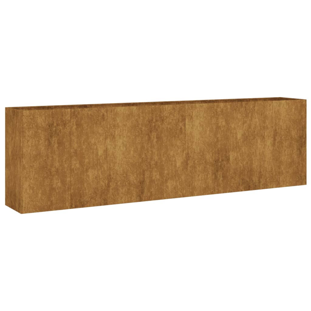 Vidaxl Planter a augmenté 280x40x80 cm Cortenstaal