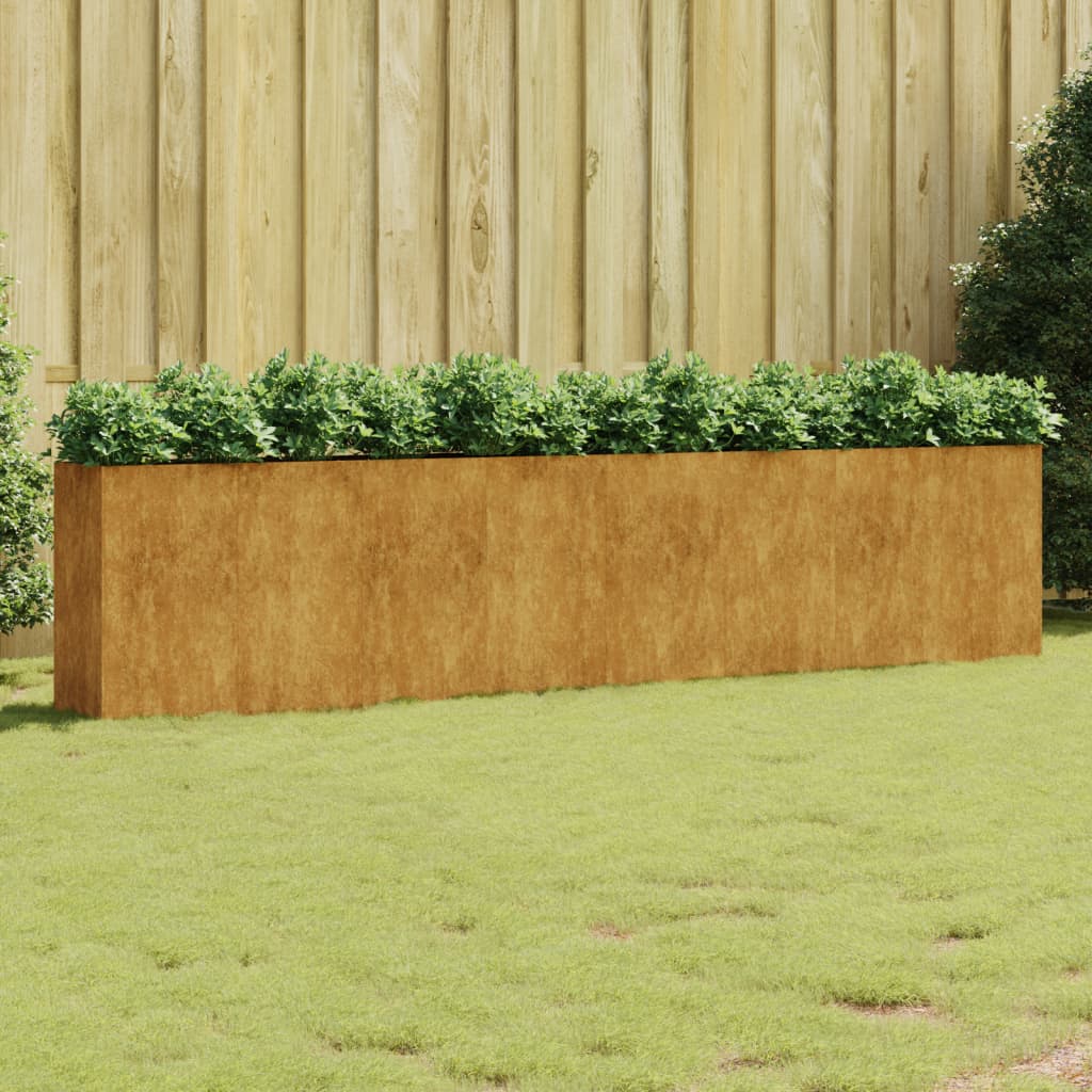 Vidaxl Planter surélevé 360x40x80 cm Cortenstaal