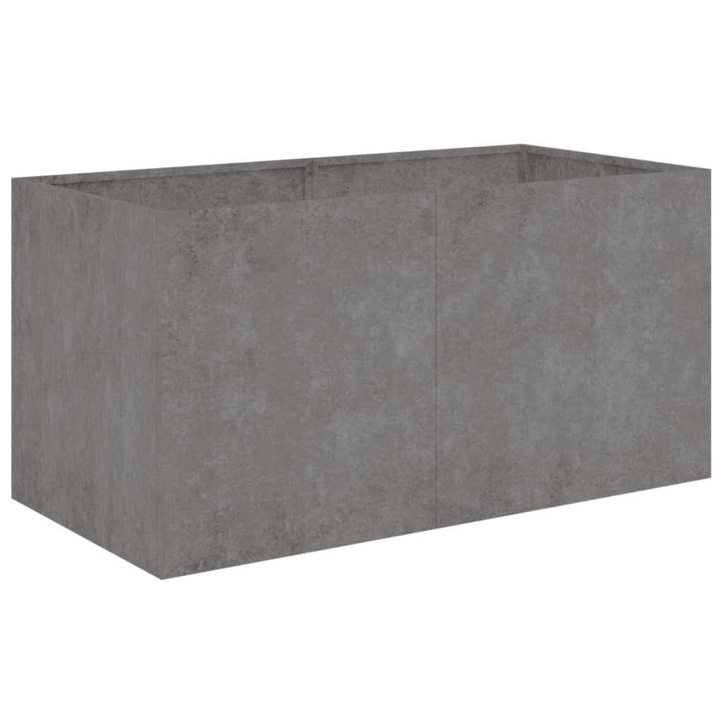 Boîte de planification Vidaxl 80x40x40 cm Corten Steel