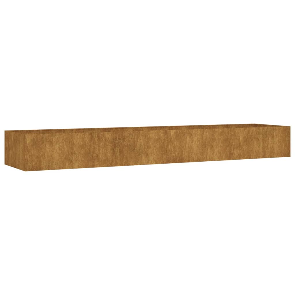 Vidaxl Planter surélevé 360x80x40 cm Corten Steel