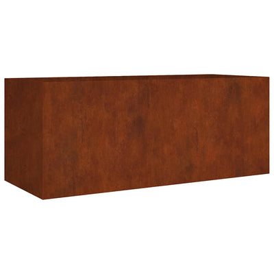 Vidaxl Planter surélevé 200x80x80 cm Corten Steel
