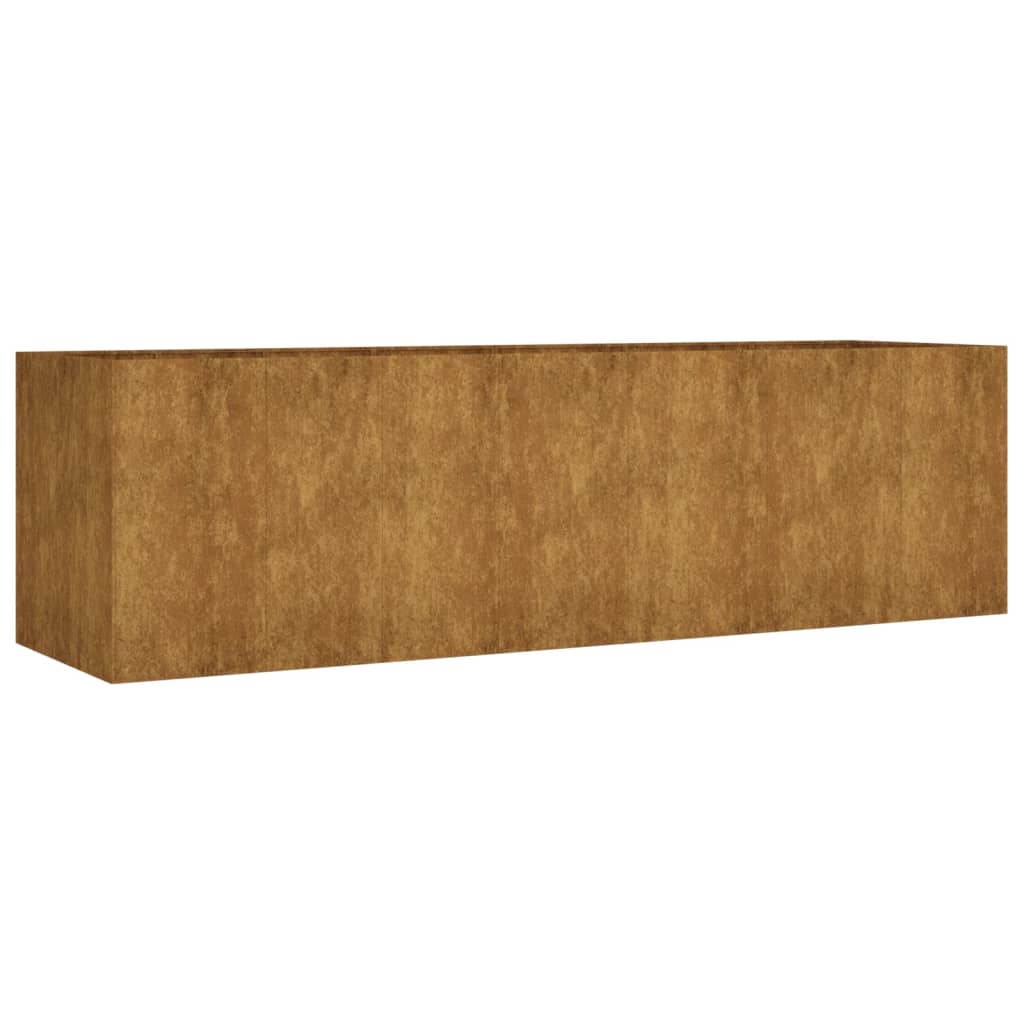 Vidaxl Planter a augmenté 280x80x80 cm Cortenstaal