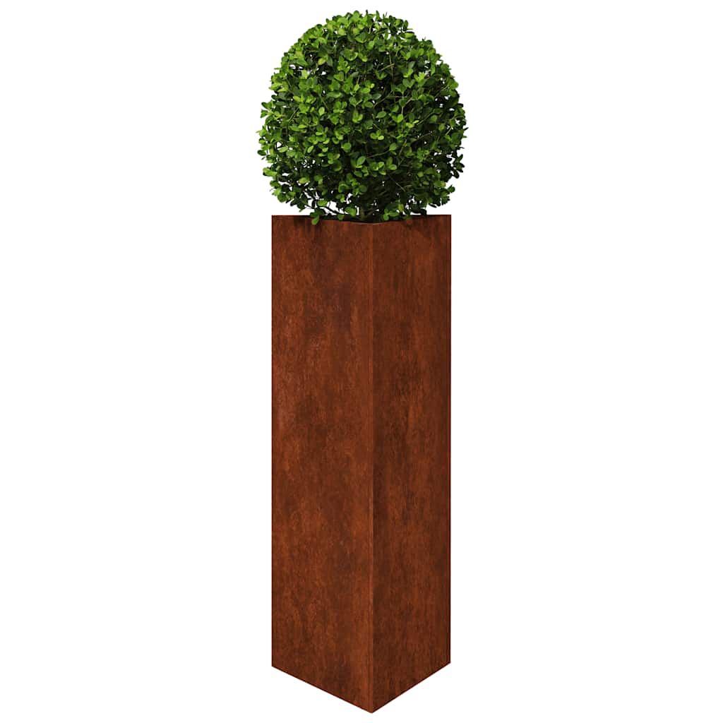 Vidaxl Planning Box 30x26x75 cm Cortenstaal